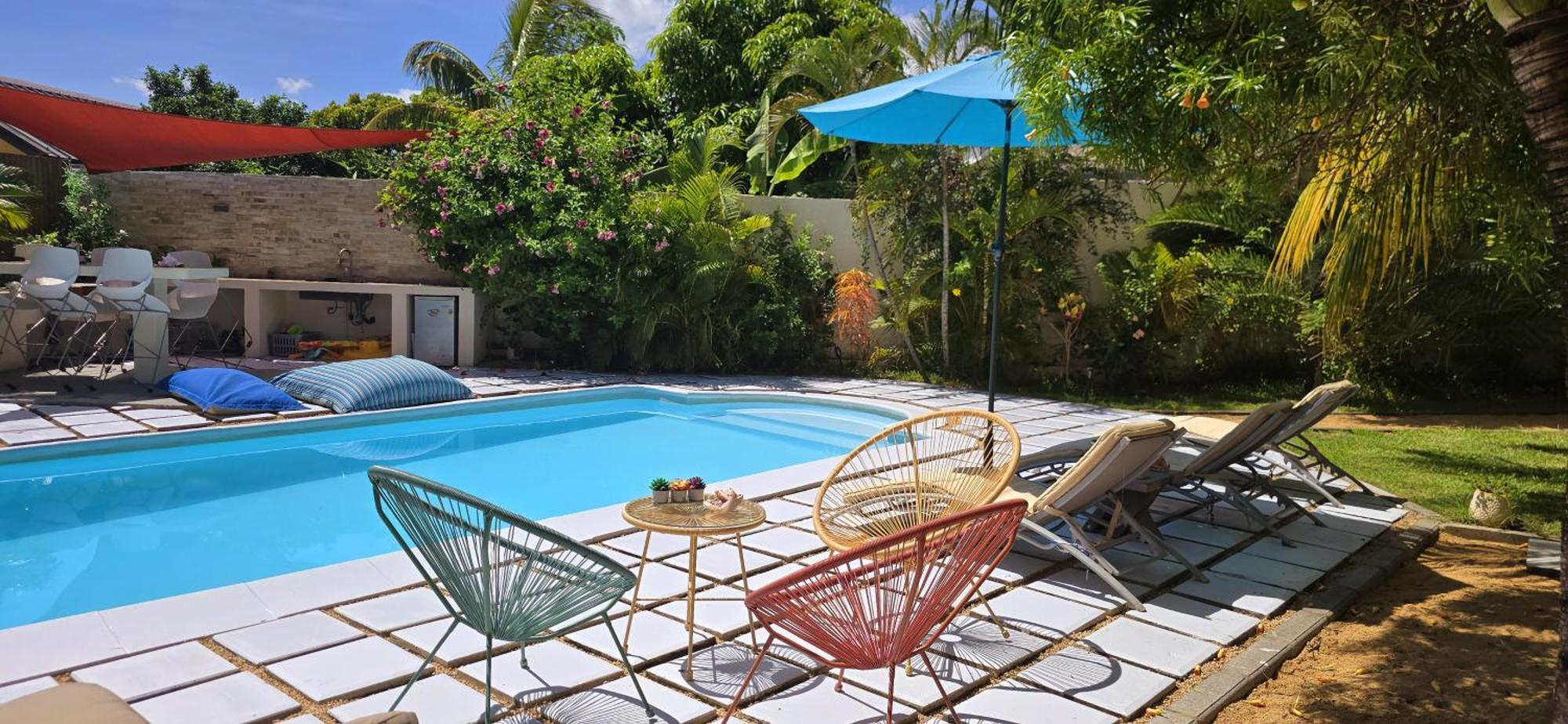 Lakaz Del Sol - Modern And Elegant Apartments With Luxurious Garden, Pool And Barbecue Area - Tourism Permit Certified Tamarin Exterior foto